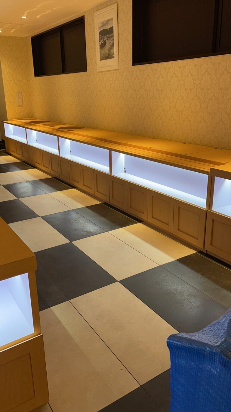 ホテルのビュッフェ家具