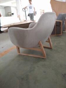 丸いオーダーチェアーの作り方の秘密