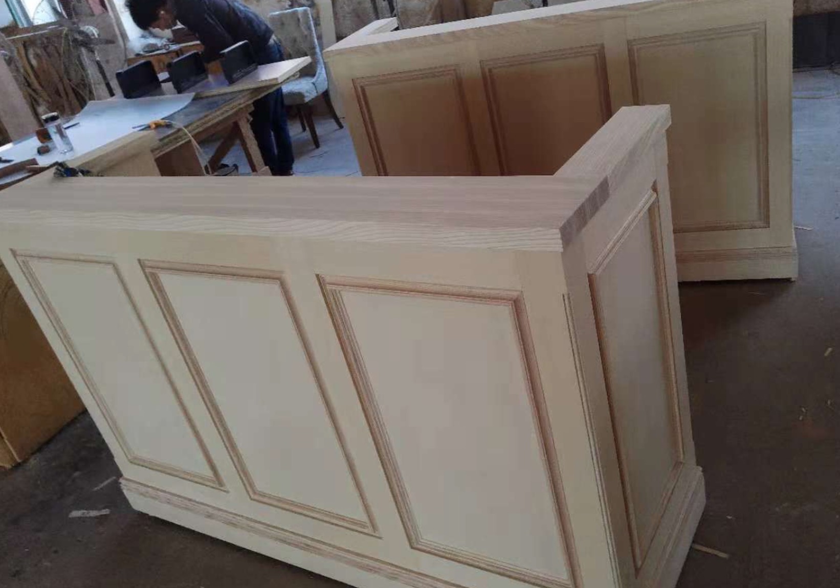 バンケットホールの家具