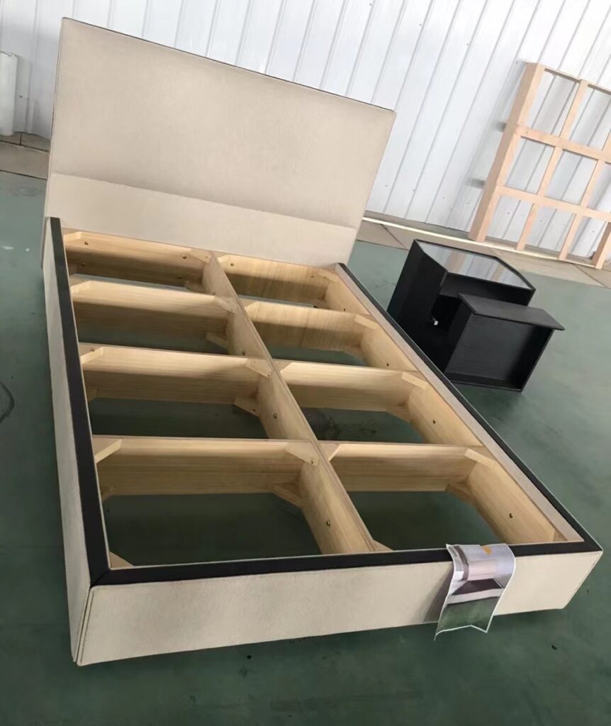 リゾートホテルのベッドの試作