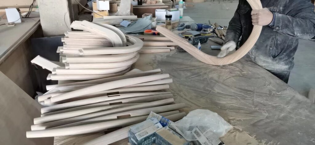 オーダーチェアーのペーパー掛け