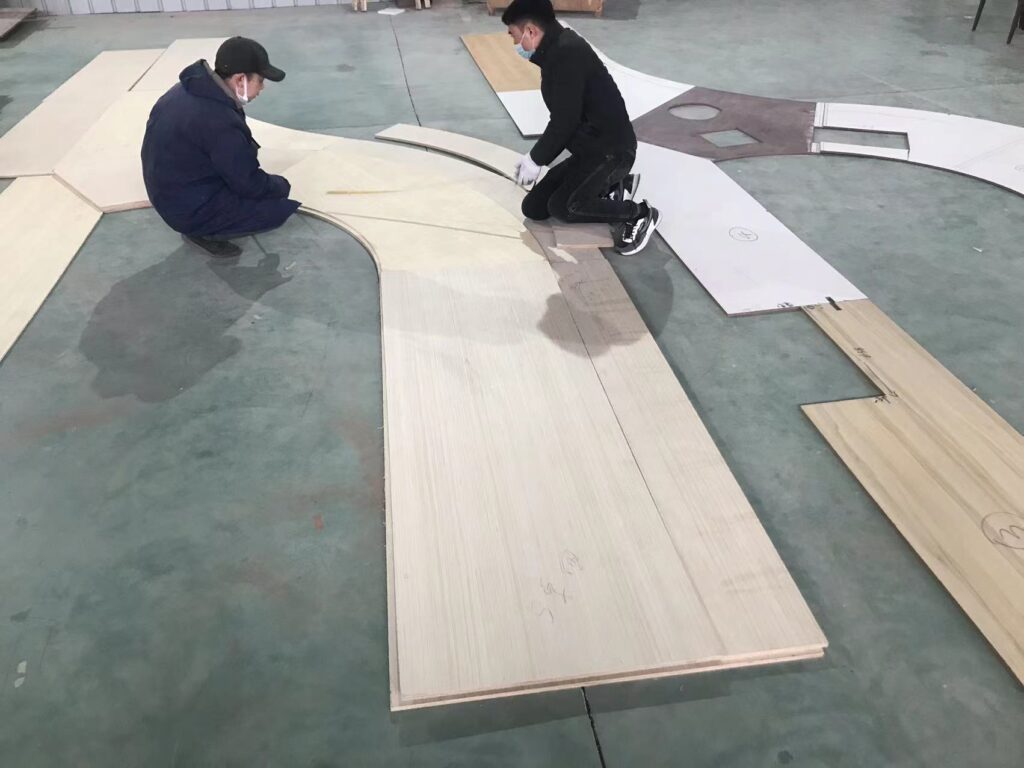 特注家具の製作風景