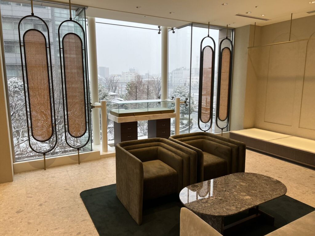 ドレスのセレクトルームに納品した家具