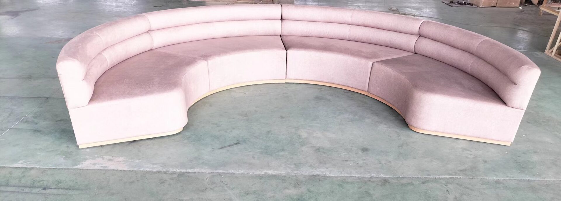 ホテルラウンジ円形ソファ