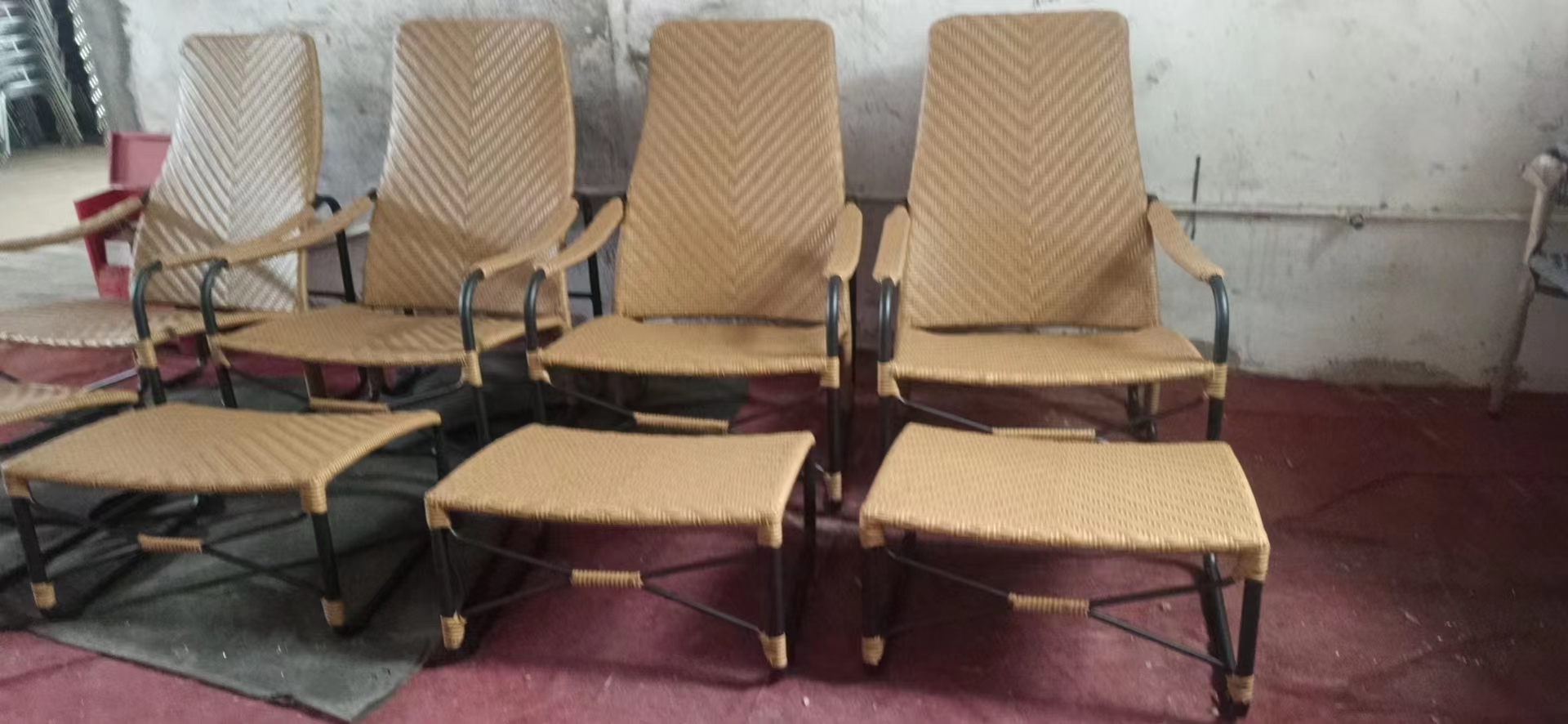 アルミフレームのガーデンチェア