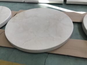 丸い大理石テーブル天板