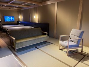 高級旅館の寝室家具