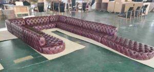 家具工場で作るオーダーメイドのソファ