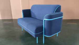 家具工場で作る特注のソファ