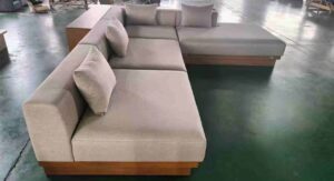 中国特注家具工場で作るオーダーリビングソファ