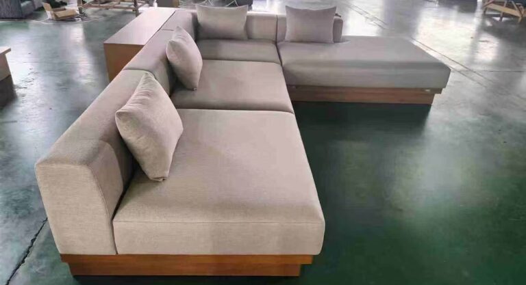 中国特注家具工場で作るオーダーリビングソファ