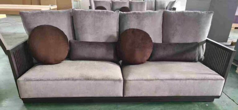 中国の家具工場でオーダーメイドソファを作る